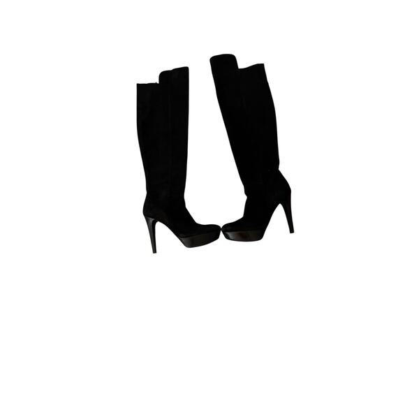 Stewart Weitzman Over-the-knee platform stiletto suede boots - SZ 6.5 - Picture 1 of 4
